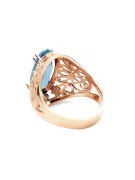Original Vintage 14K Rose Gold Aquamarine Ring Vintage style vrc074r